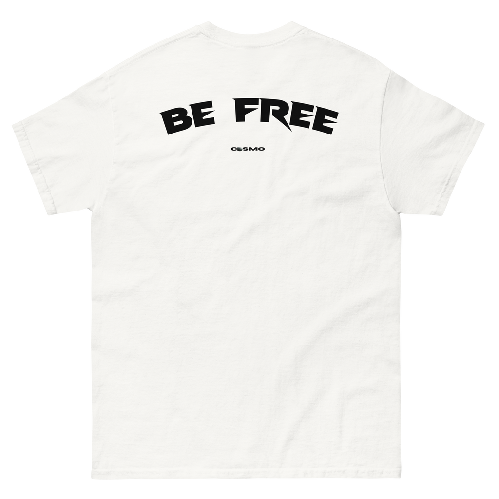 Be free white tee