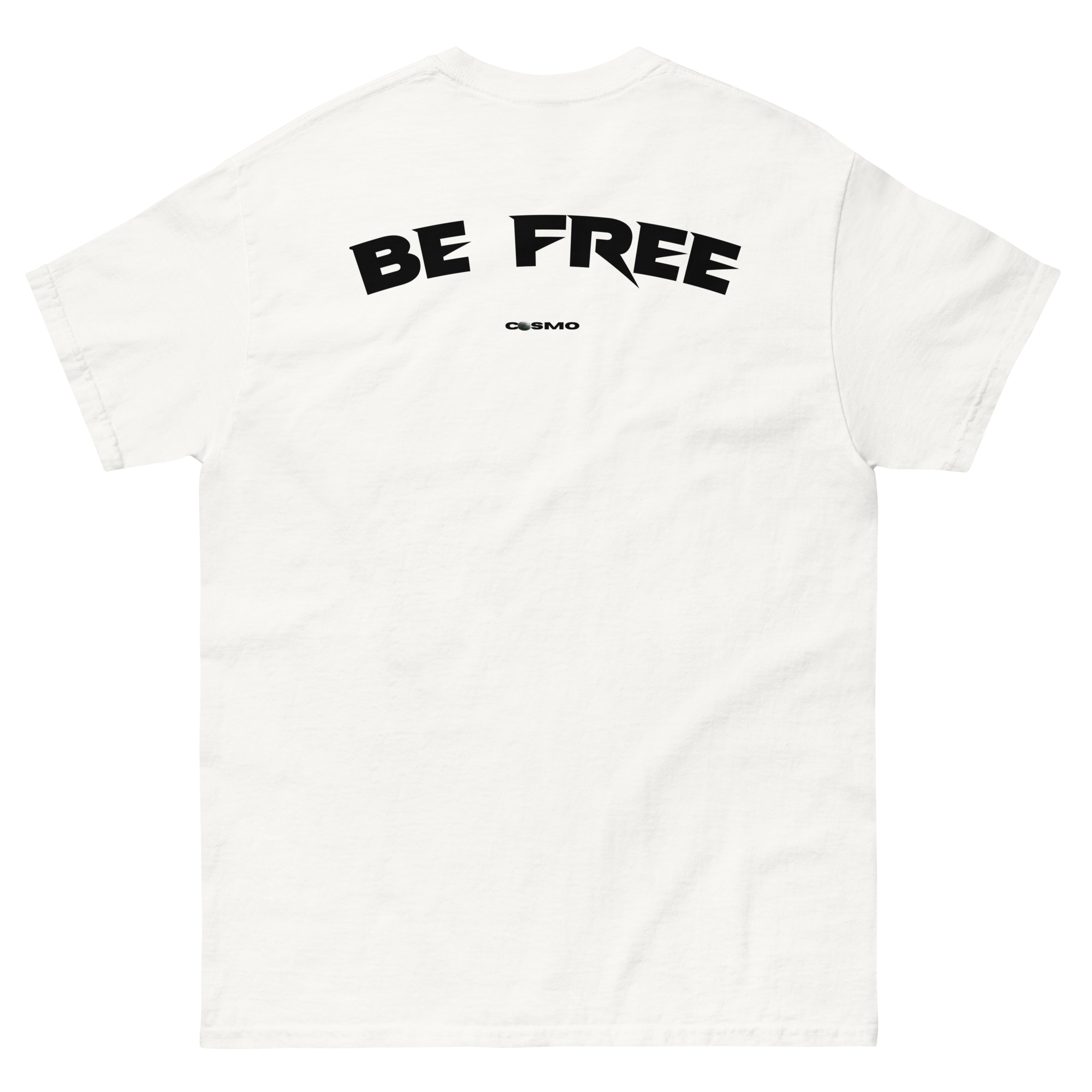 Be free white tee